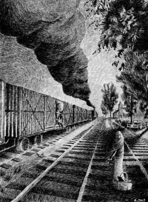 "Fingerprint" Ink Drawings by Nicolas Jolly | PICDIT #drawings #ink #white #design #black #art #drawing