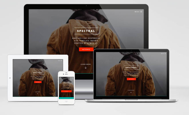Spectral : Free Responsive MultiPurpose HTML5 template