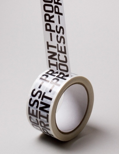 SI Exclusive: Print-Process × Build | September Industry #tape #branding #process #print #identity #typography