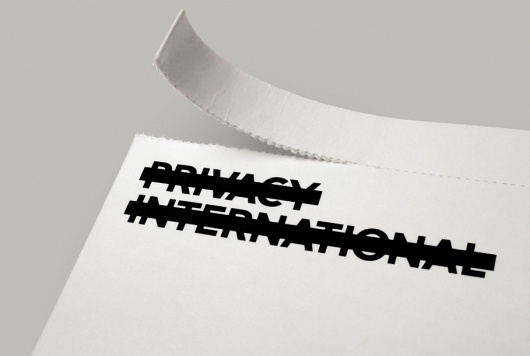 This is Real Art | Projects | Privacy International | Identity #print #typography