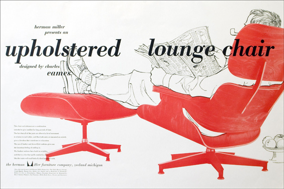 Creative Review The Graphic Design of the Eames Office #chair #lounge #design #graphic