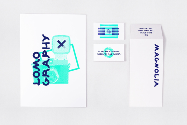 Magnolia Typeface on Behance #typeface #magnolia