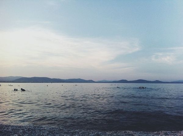 Blue sunset. #relax #calm #sea #summer #blue #horizon #greece
