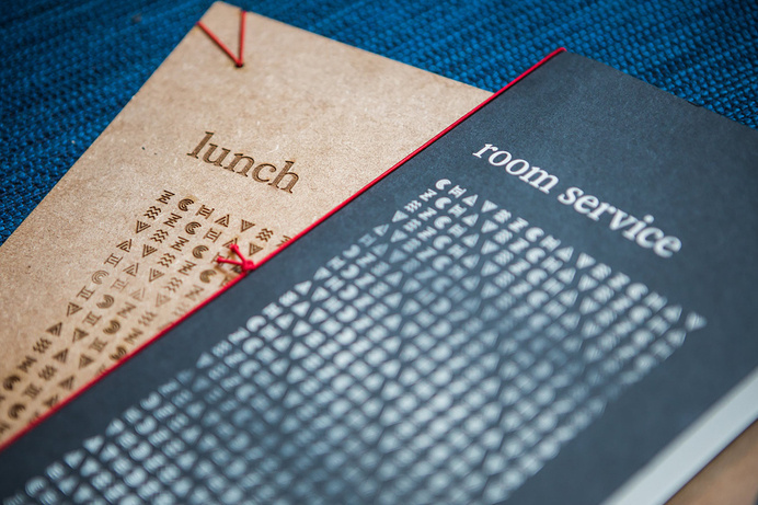 Chavez designed by FÃ¶da – Heated treated wood and print menus for Austin based Mexican restaurant Chavez designed by FÃ¶da #chavez #fã¶da #identity #restaurant