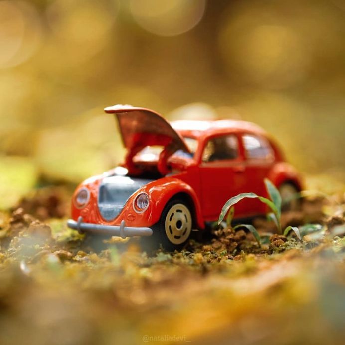 Macro Toy Models Photography by Devi Natalia Medora