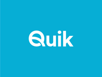 QUIK #logo #wordmark #q #icon