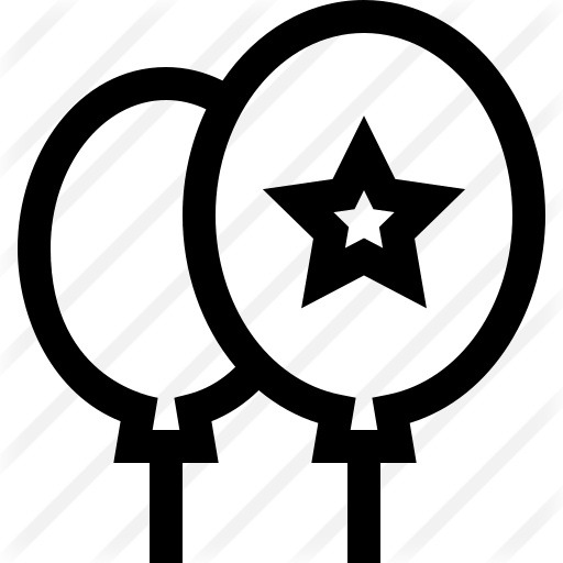 See more icon inspiration related to miscellaneous, balloons, celebration, entertainment, decoration, star, party and balloon on Flaticon.