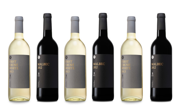Bedell Cellars packaging re-design with Athletics & Berliner Benson #packaging #wine #minimal #gold #typography