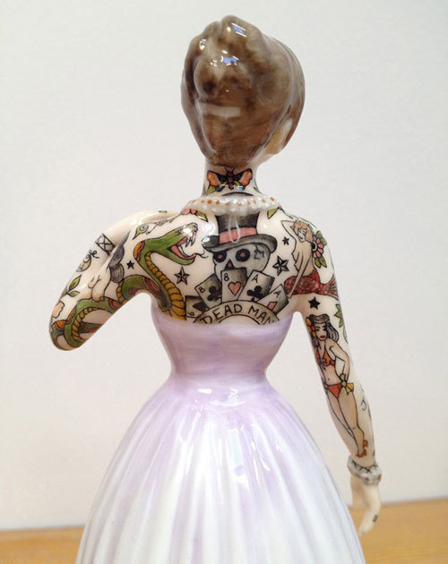 Jessica Harrison "Flash" @ LJ Gallery, Paris: 14.jpg #tattoo #ceramic #customised