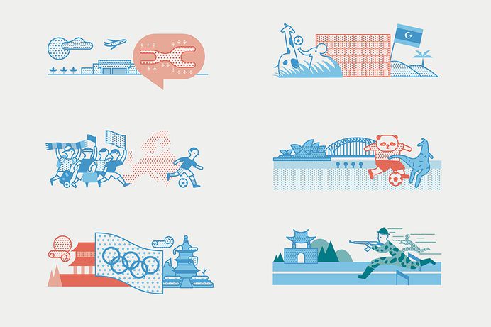 Illustration for Monocle magazine — issue 78 on Behance