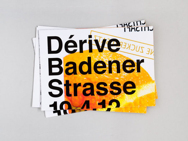ATLAS, studio for graphic design, Zurich/Switzerland #orange #swiss #poster