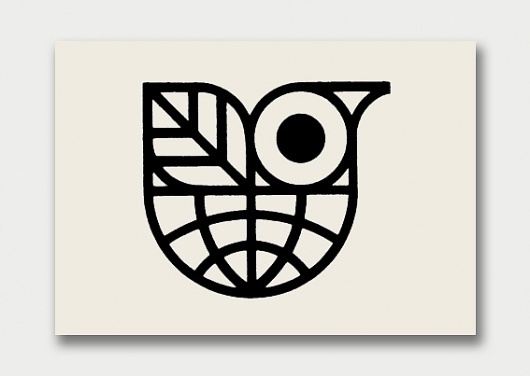 Logo Collection – International Aviary, 1960s/70s / Aqua-Velvet #mark #white #color #black #bird #mid #vintage #one #century #logo