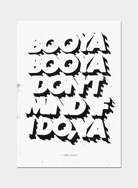 Booya #creative #design #lettering #typography