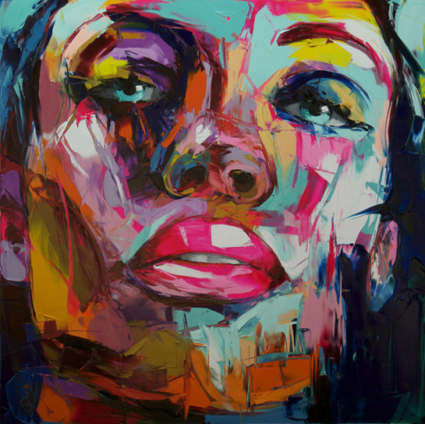 Francoise Nielly | PICDIT #design #color #portrait #painting #art #colour