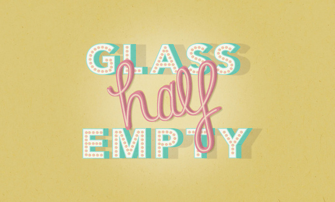 EMPTY #lettering #vector #quote #digital #illustration #typography