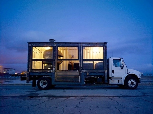 del popolo: mobile pizzeria #container #mobile #pizza