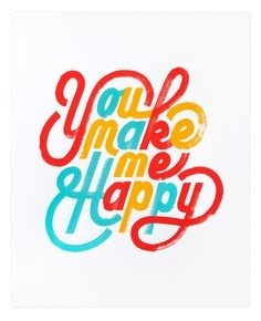 Happy LettersLoving this monoweight lettering by Erik Marinovich. It' so light a fun you could just eat it! It's available as a screen