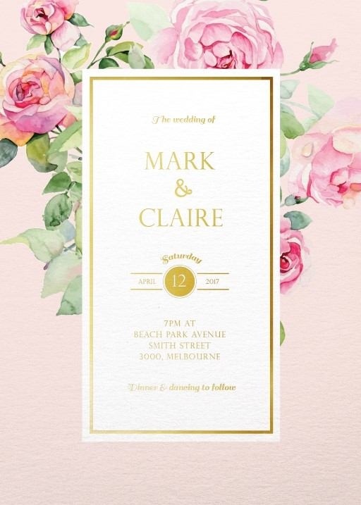 Polkadot Roses - Wedding Invitations #paperlust #weddinginvitation #weddingstationery #weddinginspiration #card #design #paper #foilstamped