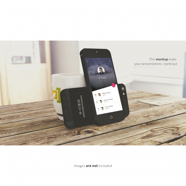 Smartphone on wooden table mock up Free Psd. See more inspiration related to Mockup, Template, Phone, Table, Mobile, Web, 3d, Website, Smartphone, Mock up, Mobile phone, Psd, Wooden, Templates, Website template, Screen, Mockups, Touch, Up, Web template, Realistic, Touch screen, Real, Web templates, Mock ups, Mock, 3d mockup, Psd mockup and Ups on Freepik.