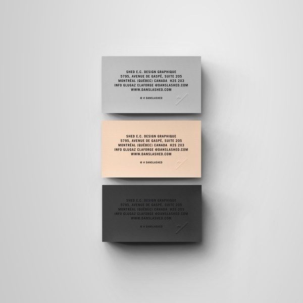 SHED E.C. #embossing #business #branding #shed #embossed #print #danslashed #minimal #logo #minimalist #cards