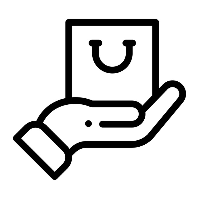 See more icon inspiration related to hand, hands and gestures, commerce and shopping, shopping bag, purchase, sales, buying, commerce and shopping on Flaticon.