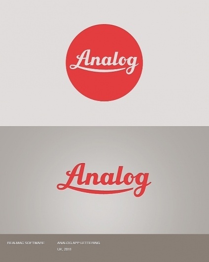 Selection of logos from 2010-2011 on the Behance Network #logo #red #analog #branding
