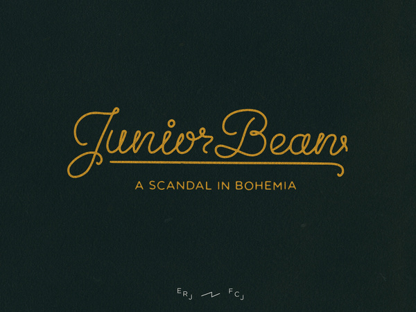 Juniorbeanscript_large #monoline #script #typography