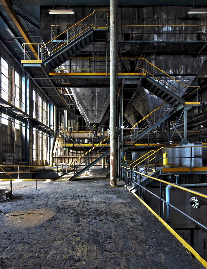 Power Station, a #series of #photographs of an #abandoned #power station by Spanish photographer #Cesar Azcarate.