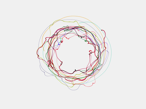 The Earth turns, but we don't feel it move but does it float #colourful #circle #spiral