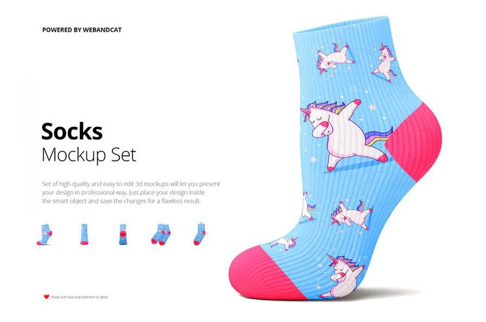 Socks 3d Mockup