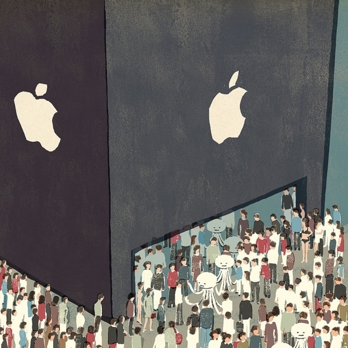 Beautiful Illustrations by Tatsuro Kiuchi - JOQUZ #illustration #apple #drawing #art