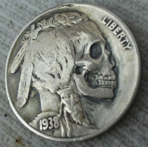 Designersgotoheaven.com - Â Skull Nickels. - Designers Go To Heaven #coin