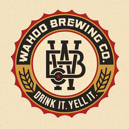 Wahoo Brewing Company Logo #logo #beer #typography