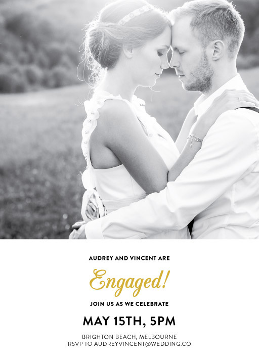 Photocards - Engagement Invitations #paperlust #engagementinvitation #engagementcard #engagementinspiration #design #paper #raisedfoil