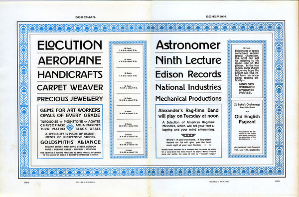 This specimen of Miller and Richard's Bohemian typeface sure is pretty. #type #specimen #typography