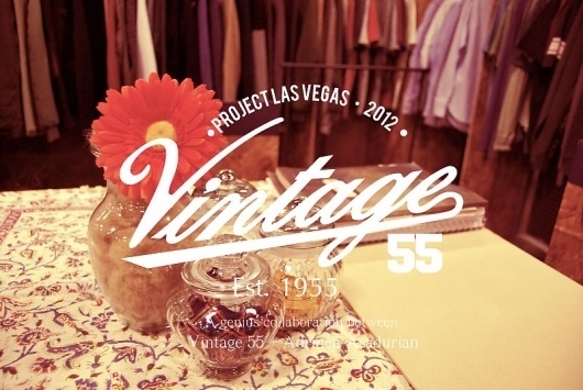 2012 Project_Las Vegas_Vintage 55 : Adrineh Asadurian #las #55 #project #2012 #graphic #vintage #vegas