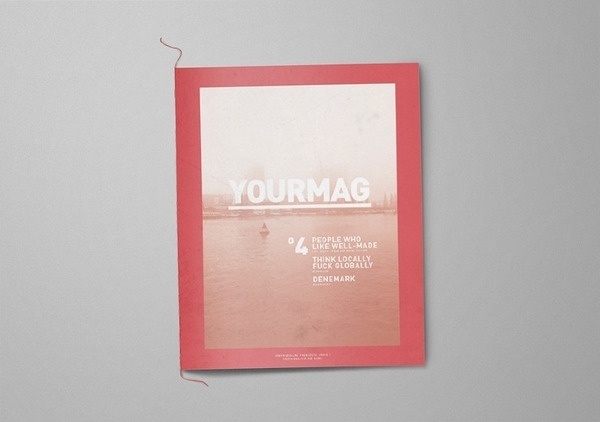 YOURMAG on the Behance Network #print #design