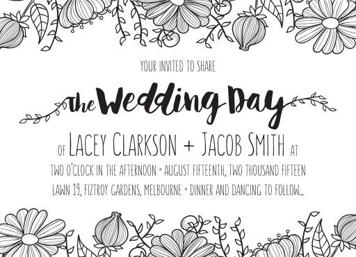 Daisy Chain - Engagement Invitations #paperlust #engagement #engagementinvitation #invitation #engagementcards #engagementinspiration #wedd