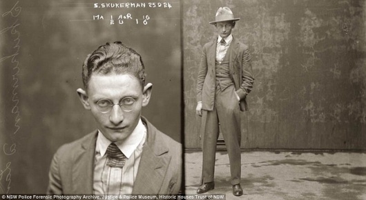 They don't make mugshots like this anymore: Amazing police photos of 1920s criminals arrested in Australia | Mail Online #photography #mugshot