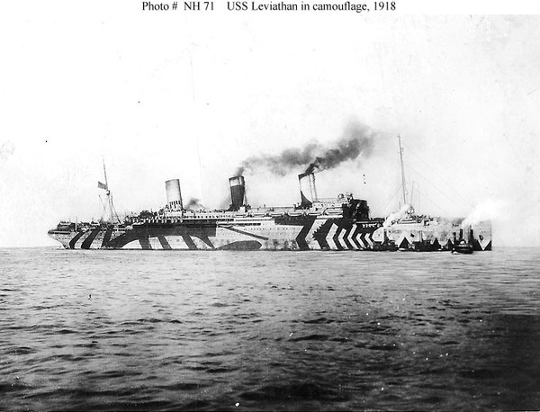 wwi razzle dazzle ship #dazzle