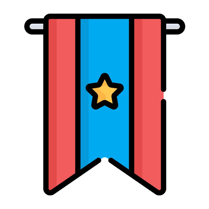 See more icon inspiration related to flag, bunting, garlands, ornaments, garland, celebration, entertainment, flags and decoration on Flaticon.