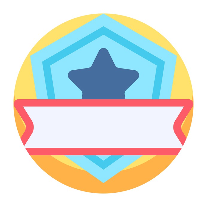 See more icon inspiration related to sports and competition, champion, insignia, emblem, badge, best, winner, award, medal and star on Flaticon.