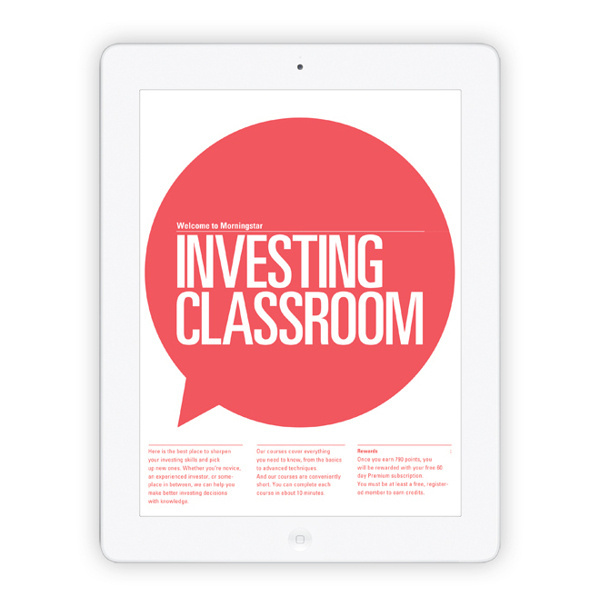 Morningstar Investing Classroom #user #design #interface #+ #typography