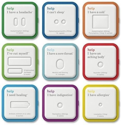 TheDieline.com: Before & After: Help Remedies #packaging