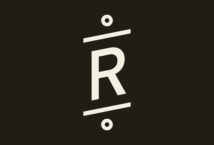Roger The Barber by Cast Iron Design #logo #logotype #symbol