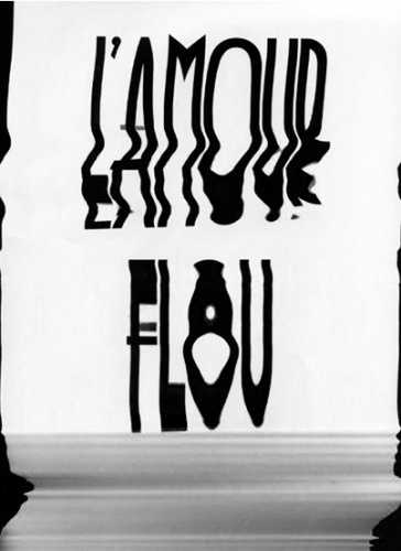 L'amour flou — Trend List #print #scanned #love #typography