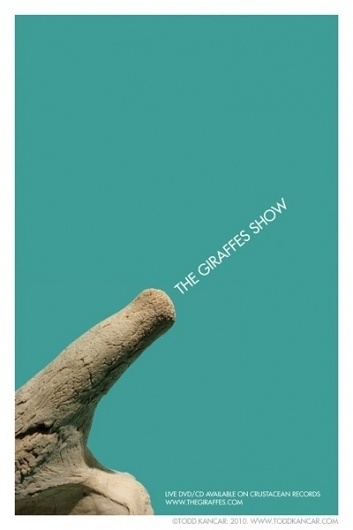 PaperMonster #ten #todd #kancar #city #giraffes #octopus #the #ton #poster #music #nyc #york #brooklyn #new