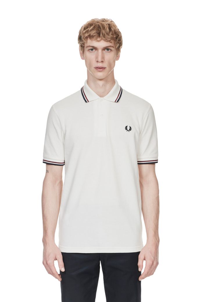 fred perry m12 - snow white