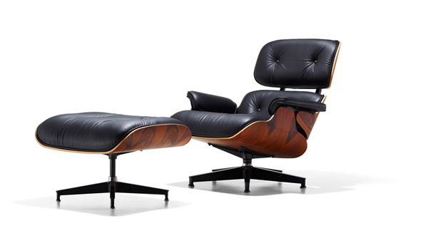 Eames Lounge and Ottoman Lounge Chair Home Herman Miller #modern #chair #black #wood #leather #eames