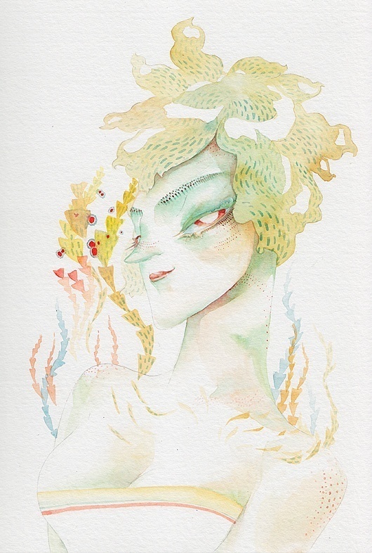 Vero Meignaud #woman #illustrator #paint #illustration #watercolor